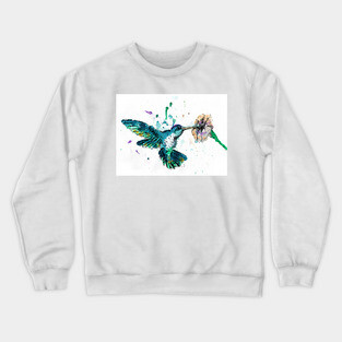 Hummingbird Image Crewneck Sweatshirt
