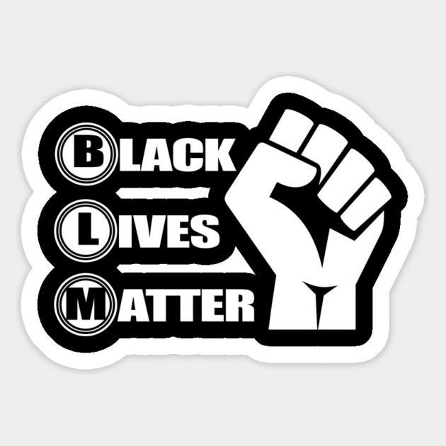 BLM, Black Lives Matter, Protest, Civil Rights, Human Rights, Social Justice Magnet by UrbanLifeApparel