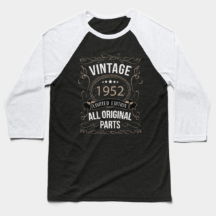 1952 Vintage 68th Limited Edition Birthday Men Baseball T-Shirt