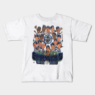 Vintage Caricature New York Yankees 1998 World Series Champion Shirt Kids T-Shirt