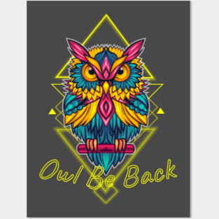 owl desain Posters and Art