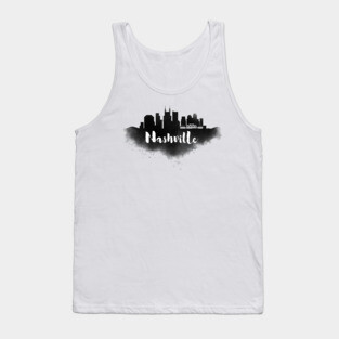 Nashville watercolor Tank Top
