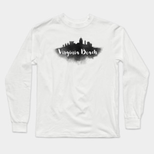 Virginia Beach watercolor Long Sleeve T-Shirt