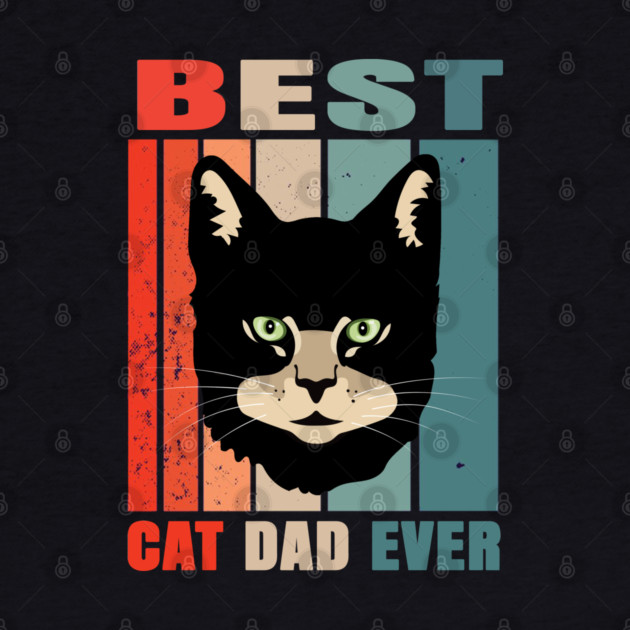Best Cat Dad Ever by Pixel Threads 