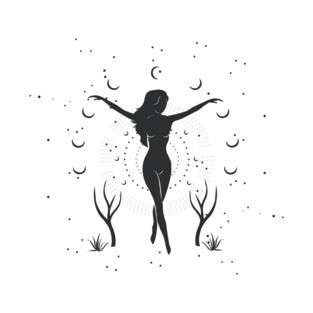 Night Moon Goddess T-Shirt