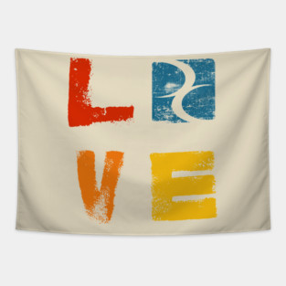 LOVE Dream Center Tapestry