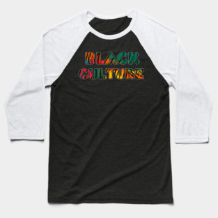 Black Culture Baseball T-Shirt