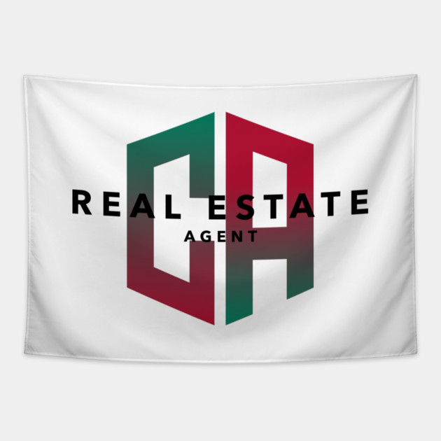 California Real Estate Agent Tapestry by REG