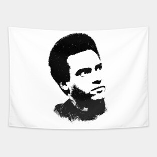 Huey Newton Portrait Pop Art Tapestry