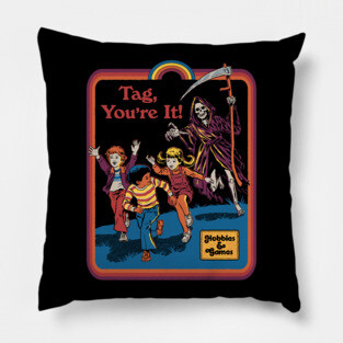 Tag, You're It Pillow