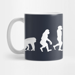 Fishing Evolution l Sitting Fisherman gift Mug