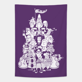 Day at the Mansion Tapestry