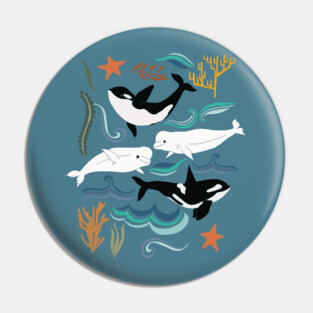 Canadian Whale Watching Pin