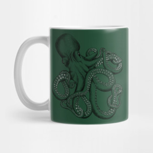 Realistic Octopus - Two Tone Mug