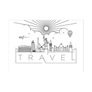 Travel Landmarks T-Shirt