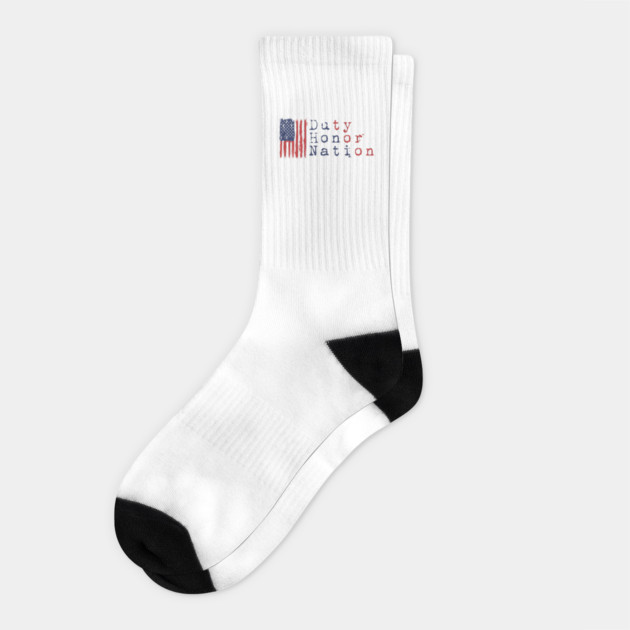 Duty Honor nation Socks by Tshirtiz