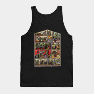 Agatha Christie - House Party Illustration Tank Top