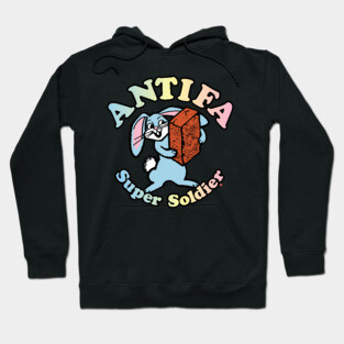 Bricktop Bunny - ANTIFA SUPER SOLDIER Hoodie
