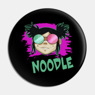 Noodle Gorillaz Pin