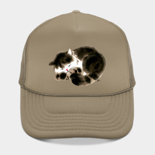 Fluffy sleeping cat Hat