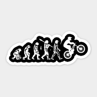 Biking Evolution - Mountainbike Gift Sticker