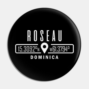 Roseau, Dominica GPS Pin