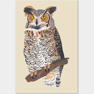 Owl Posters and Art