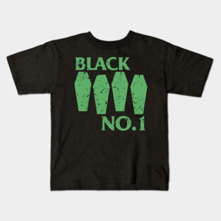 "BLACK NO 1 COFFINS" BLACK GREEN Kids T-Shirt