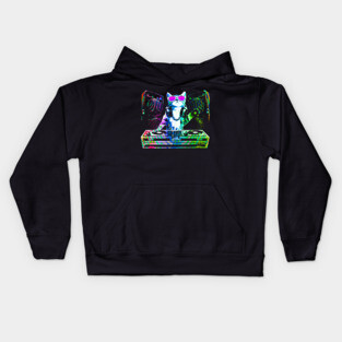 HOUSE CAT (That DJ Kitty) Kids Hoodie