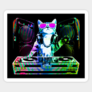 HOUSE CAT (That DJ Kitty) Sticker