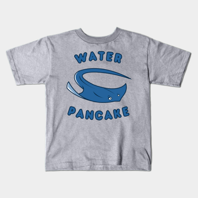 Water Pancake Kids T-Shirt by dumbshirts