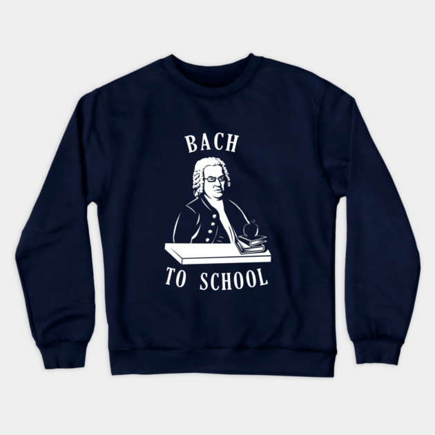 Bach To School Crewneck Sweatshirt by dumbshirts