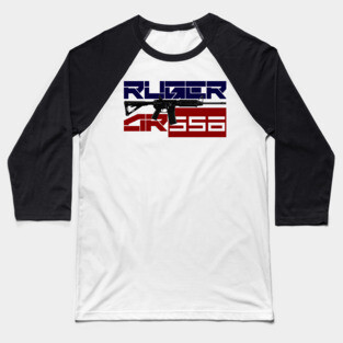 AR15 Ruger AR556 Baseball T-Shirt
