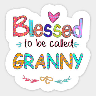 Blessed To Be Called Granny Sticker