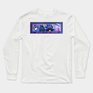 Phases of the Moon Long Sleeve T-Shirt