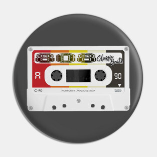 TAPE 808 #2 (808 colors) Pin