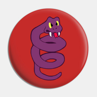 Qbert Snake Pin