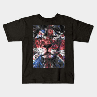 Union Jack Lion Kids T-Shirt