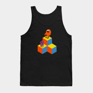Qbert Game Tank Top