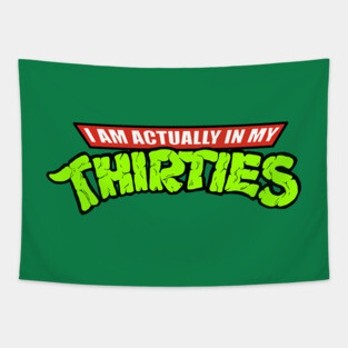 Teenage Mutant Ninja Thirties Tapestry