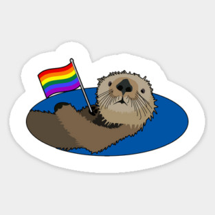 LGBTQ OTTER Sticker