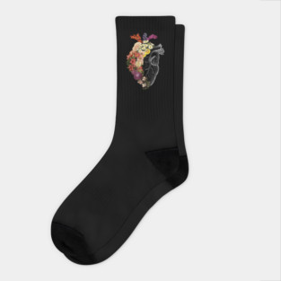 Flower Heart Spring Socks
