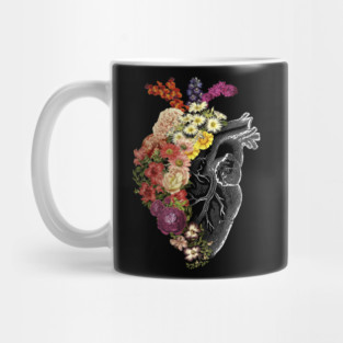 Flower Heart Spring Mug