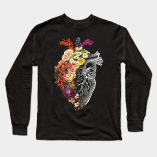 Flower Heart Spring Long Sleeve T-Shirt
