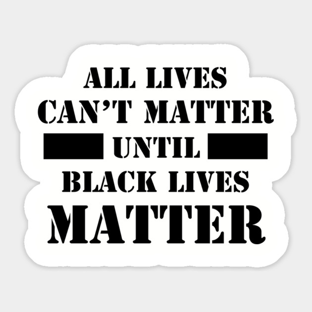 All Lives Can't Matter Until Black Lives Matter, Civil Rights, I can't Breathe, Black Power Magnet by UrbanLifeApparel