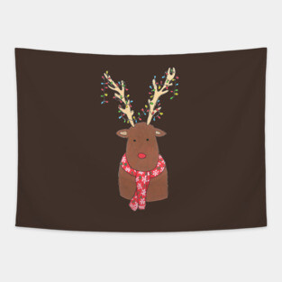 Christmas reindeer Tapestry