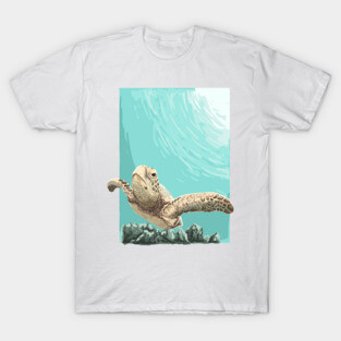Sea turtle illustration T-Shirt