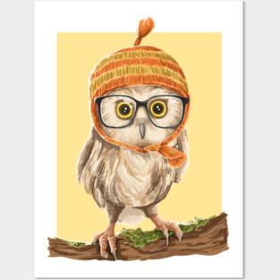 Owl Posters and Art