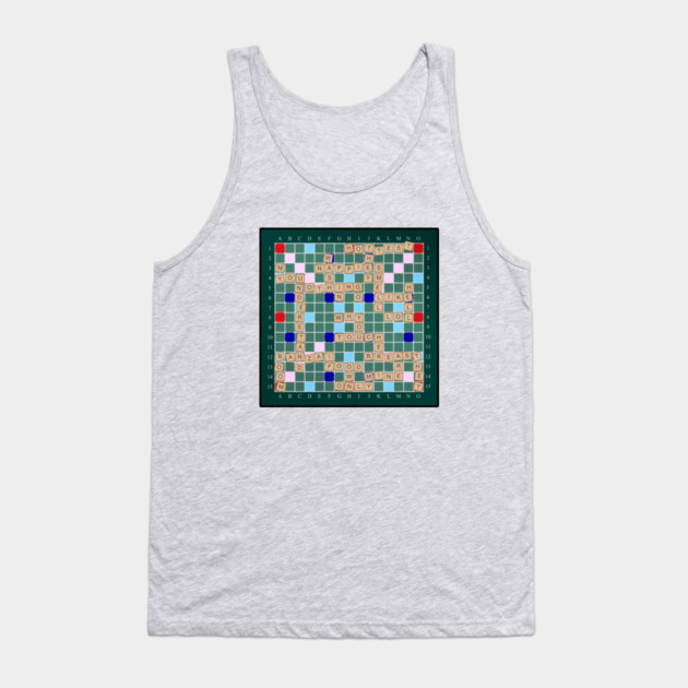 Scrabble by babies Tank Top by agraf