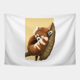 Red Panda Tapestry